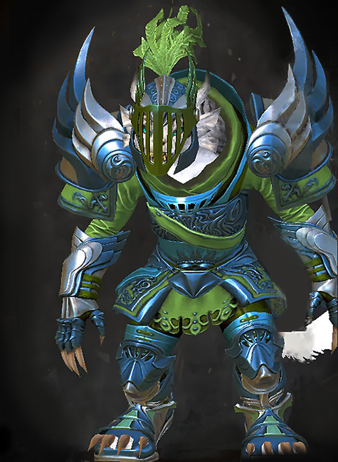 Guild Wars 2 Charr Heavy Female Birthday Armor Set - Luminous