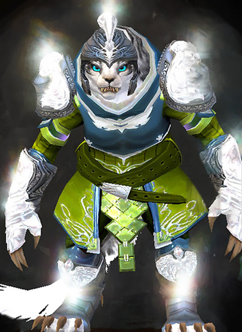 Female Achievement Rewards - Radiant Guild Wars 2 Charr Medium Female Achievement Rewards Armor Set - Radiant