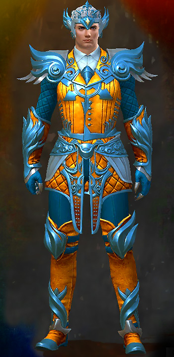 Male Birthday - Luminous Guild Wars 2 Human Light Male Birthday Armor Set - Luminous