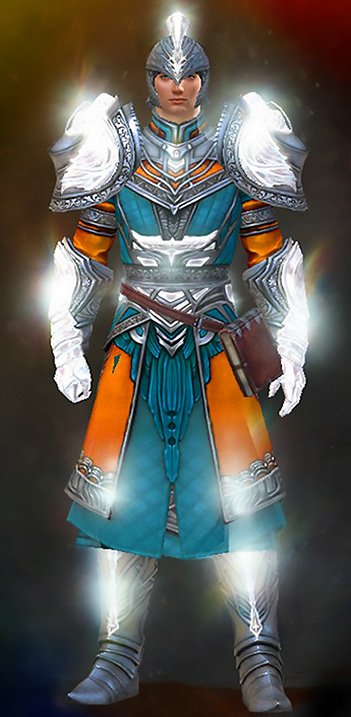 Guild Wars 2 Human Light Male Achievement Rewards Armor Set - Radiant