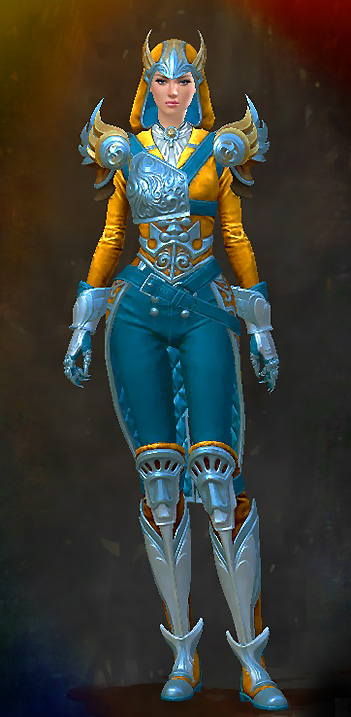 Female Birthday - Luminous Guild Wars 2 Human Medium Female Birthday Armor Set - Luminous